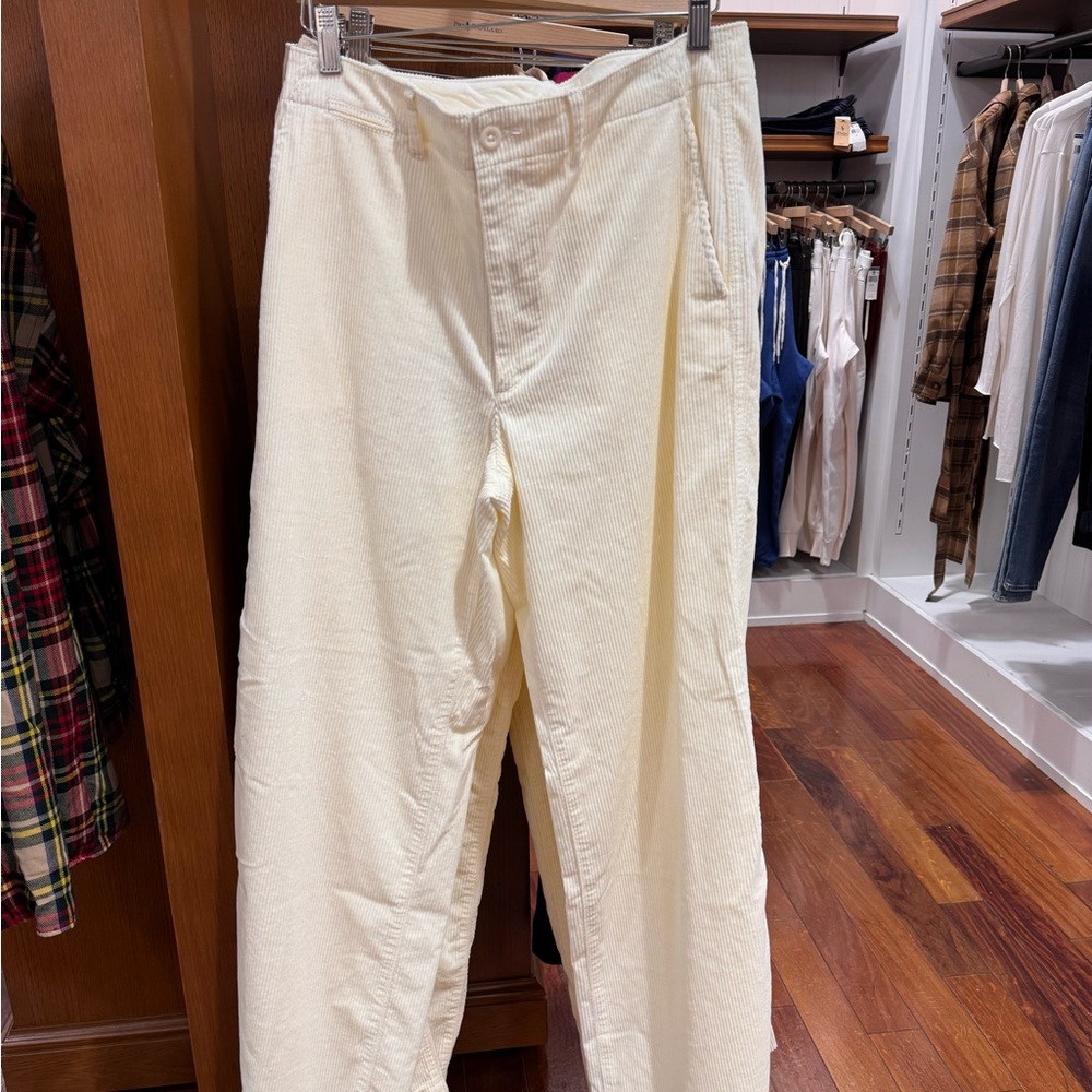 Ralph Lauren women Cream Corduroy Pants